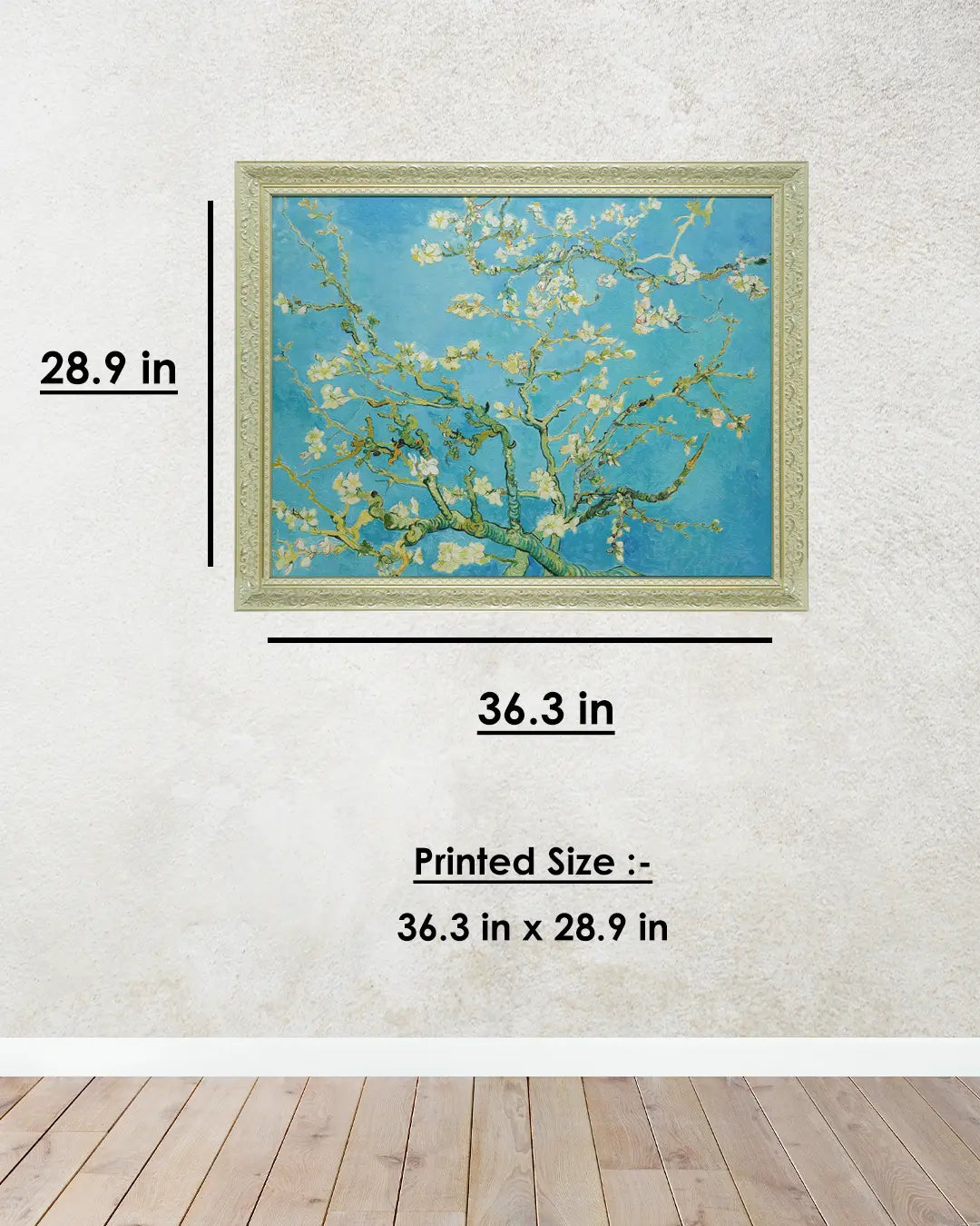 Almond Blossoms by Vincent Van Gogh Van Glo