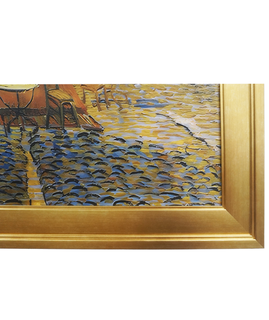 Cafe Terrace at Night by Vincent Van Gogh Van Glo