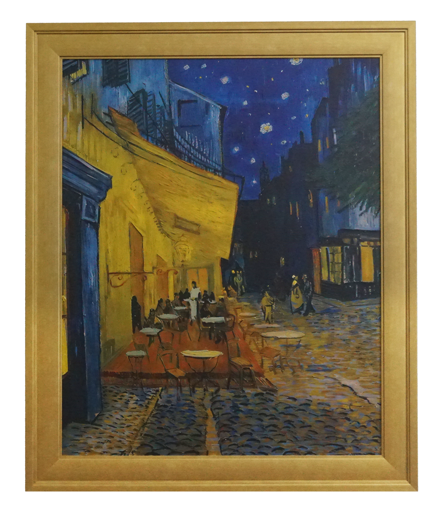 Cafe Terrace at Night by Vincent Van Gogh Van Glo
