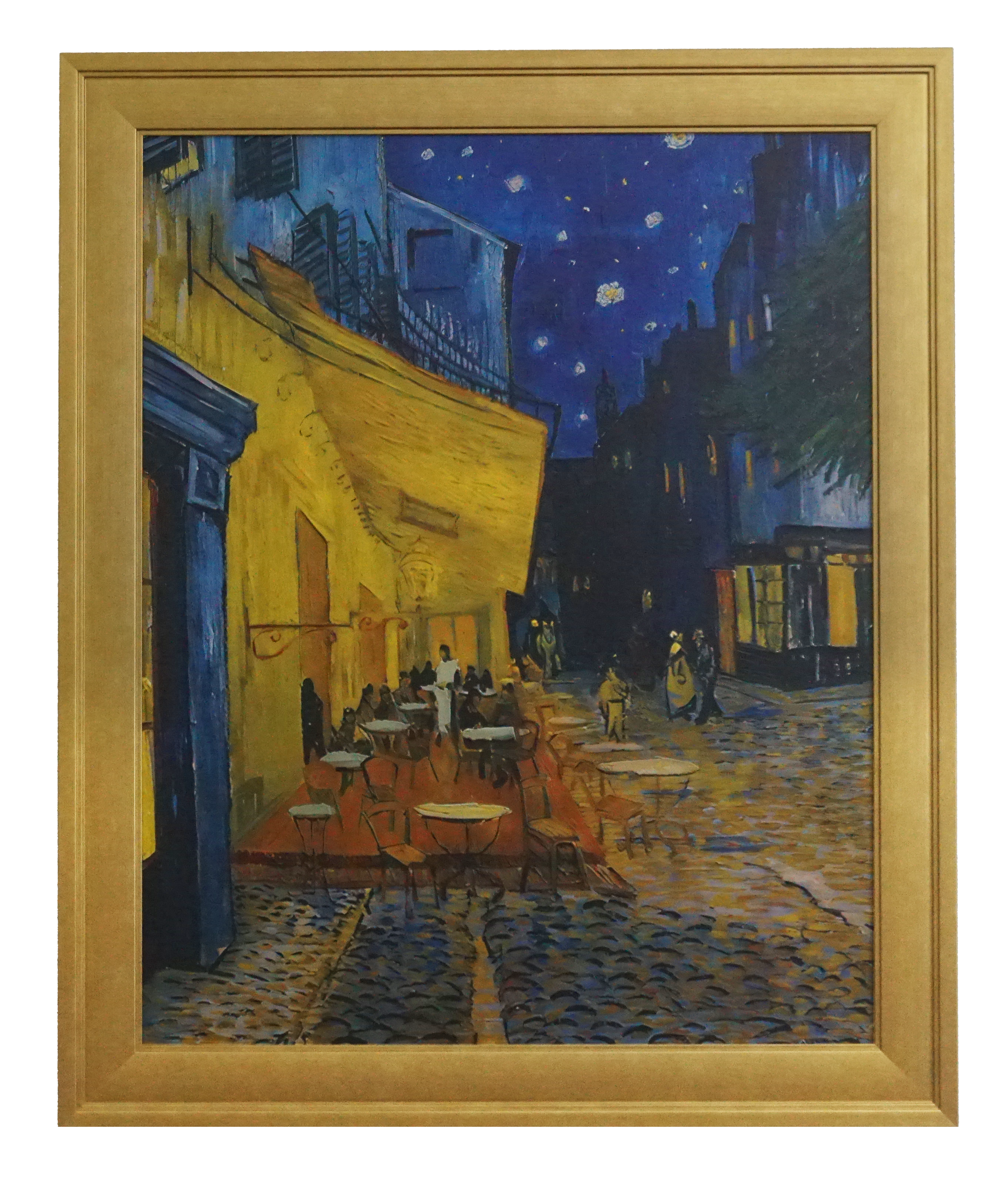 Cafe Terrace at Night by Vincent Van Gogh Van Glo