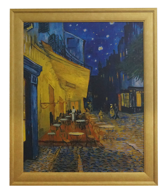 Cafe Terrace at Night by Vincent Van Gogh Van Glo