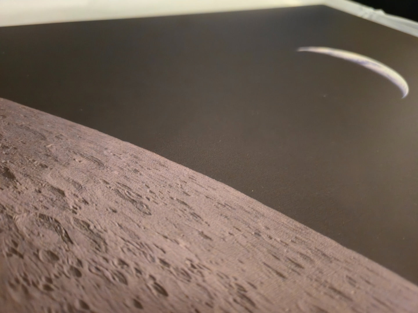 Crescent Earth closeup Lunar Collection Van Glo